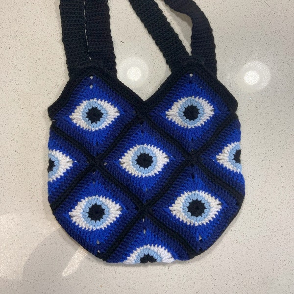 CLEARANCE Crochet Evil Eye Purse PDF Pattern