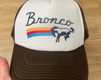 Bronco-truckerpet | Vintage klassieke mesh-snapback | Cadeau voor Ford-liefhebbers