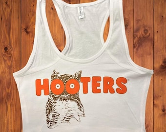 Hooters Cropped Tank Top - Etsy