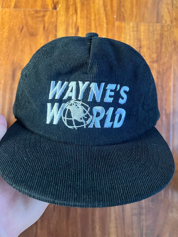 Classic Wayne's World Black Corduroy Snapback | Classic
