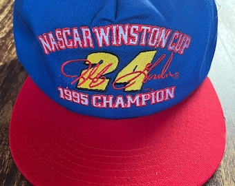 Gelimiteerde originele Nascar Winston Cup Snapback | Klassieke blauw en rood geborduurde vintage hoed