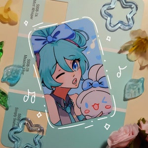 Vocaloid Hatsune Miku ft. Cinnamon Roll Glossy Photocard