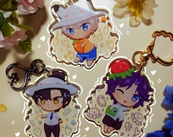 Love and Deepspace Epoxy Keychains | Zayne | Xavier | Rafayel