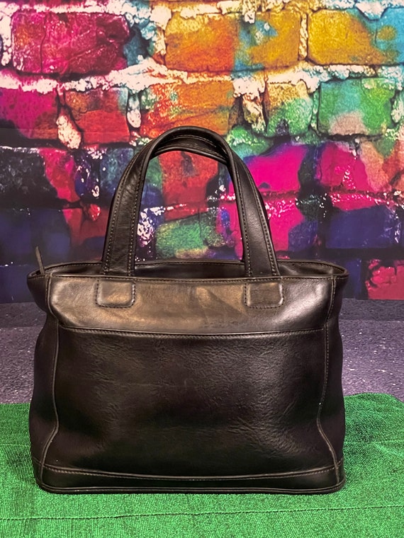 1998 Vintage Coach Black Bleeker Satchel - No Tag