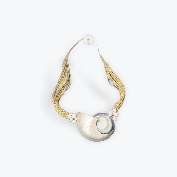 Authentic Mother Of Pearl Shell & Freshwater Pear… - image 1
