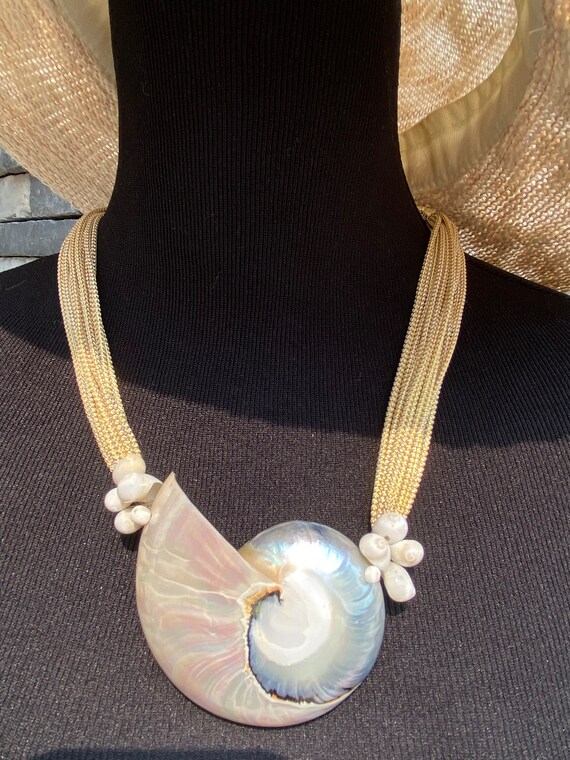 Authentic Mother Of Pearl Shell & Freshwater Pear… - image 2