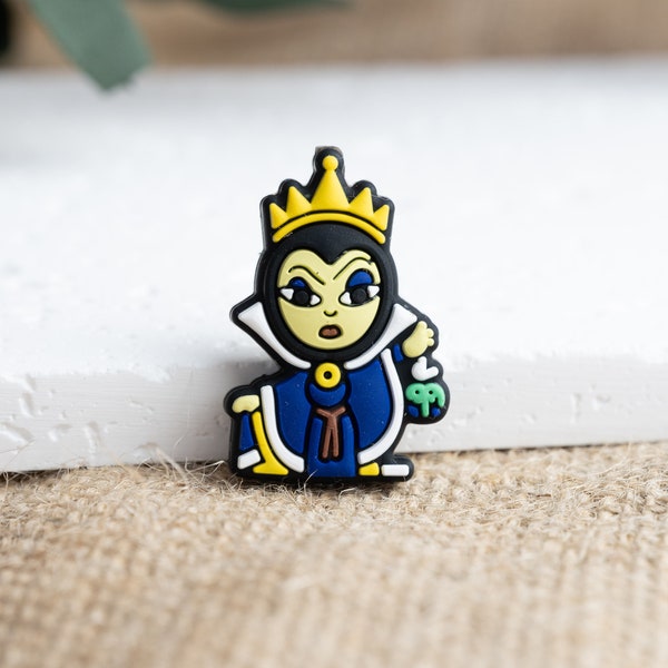 Evil queen silicone focal bead, snow white silicone bead, princess beaded pen, silicone focal bead for pen