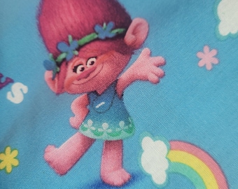 TROLLS シーツカバー 4点セット　新品 Vintage Treasure Troll Sheets Set- Rare Twin Flat, Fitted Bottom