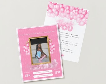 Digital Birthday Game Night invitation, Birthday Dinner, Digital Birthday Party Invite, Editable Template, Birthday Party, Text Evite