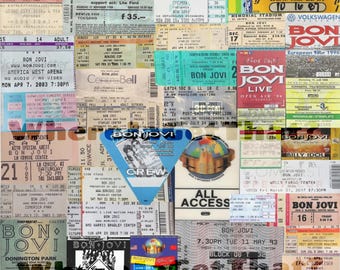 BON JOVI Ticket Stub Blanket