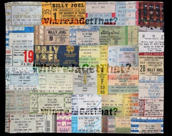 BILLY JOEL Ticket Stub Blanket