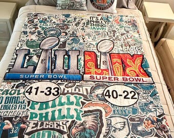 Go Birds - Two Time Superbowl Champions Celebration Blanket