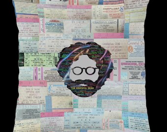 GRATEFUL DEAD Ticket Stub Pillow