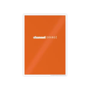 Frank Ocean - Canal Naranja Portada del álbum Cartel brillante Arte de la pared