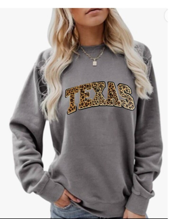 Texas Striped Patch Sweatshirt