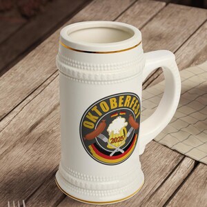 2025 Oktoberfest bierpul mok Duitse bierfestival mok Beierse brouwerij Bierpul Oktoberfest feestbeker bierliefhebber cadeau Oktoberfest souvenir