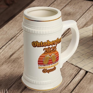 2025 Oktoberfest bierpul mok Duitse bierfestival mok Beierse brouwerij Bierpul Oktoberfest feestbeker bierliefhebber cadeau Oktoberfest souvenir