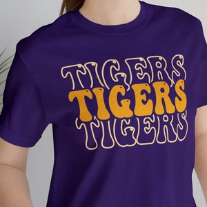 Tigers Shirt Retro Tigers Shirt Mens Tigers Shirt Womens Tigers Shirt Retro Tigers Fan Gift Baton Rouge Shirt Tigers Mom Tigers Dad