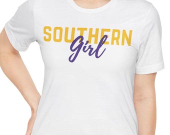 Camiseta de chica sureña, orgullo sureño, camiseta de mujer sureña, camiseta sureña para ella