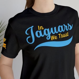 Jaguars Shirt T-Shirt Jaguars Tee Louisiana Shirt Blue and Gold T-Shirt Jaguars Clothing