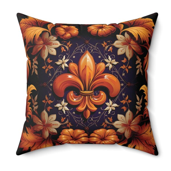 Fleur De Lis Pillow Etsy