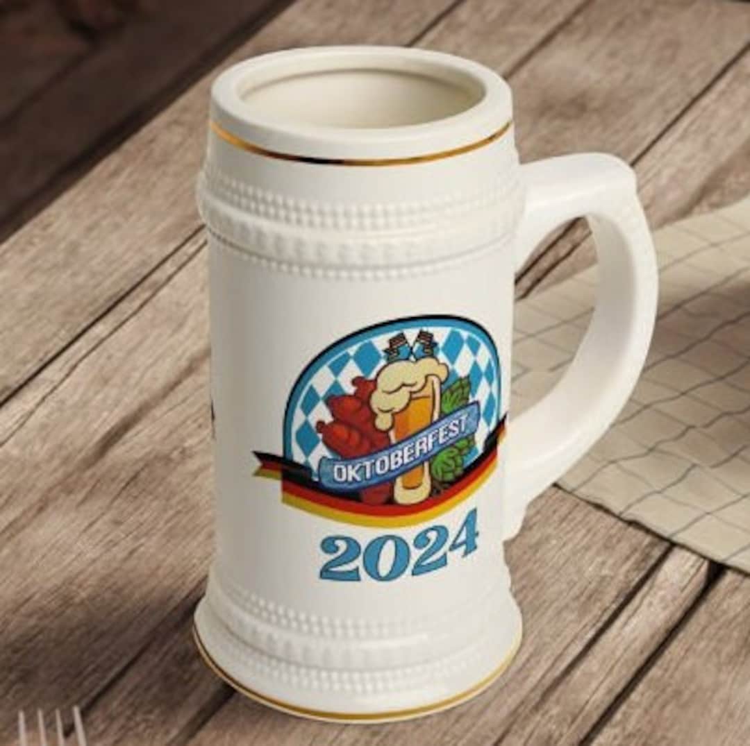 2024 Oktoberfest Beer Stein Mug Oktoberfest Mug Oktoberfest Etsy