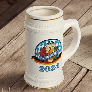 2024 Oktoberfest bierpul mok, Oktoberfest mok Oktoberfest bierpul, Oktoberfest beker, Oktoberfest cadeau Oktoberfest Festival 2023 drinkgerei