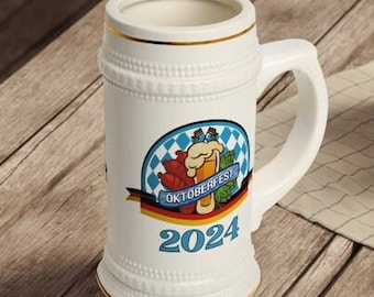 2024 Oktoberfest Beer Stein Mug, Oktoberfest Mug Oktoberfest Beer Mug, Oktoberfest Cup, Oktoberfest Gift Oktoberfest Festival 2023 Drinkware
