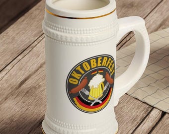 Oktoberfest Beer Stein Mug, Oktoberfest Beer Mug, Oktoberfest Party, Oktoberfest Mug, Oktoberfest 2023, German Beer Mug Oktoberfest Souvenir