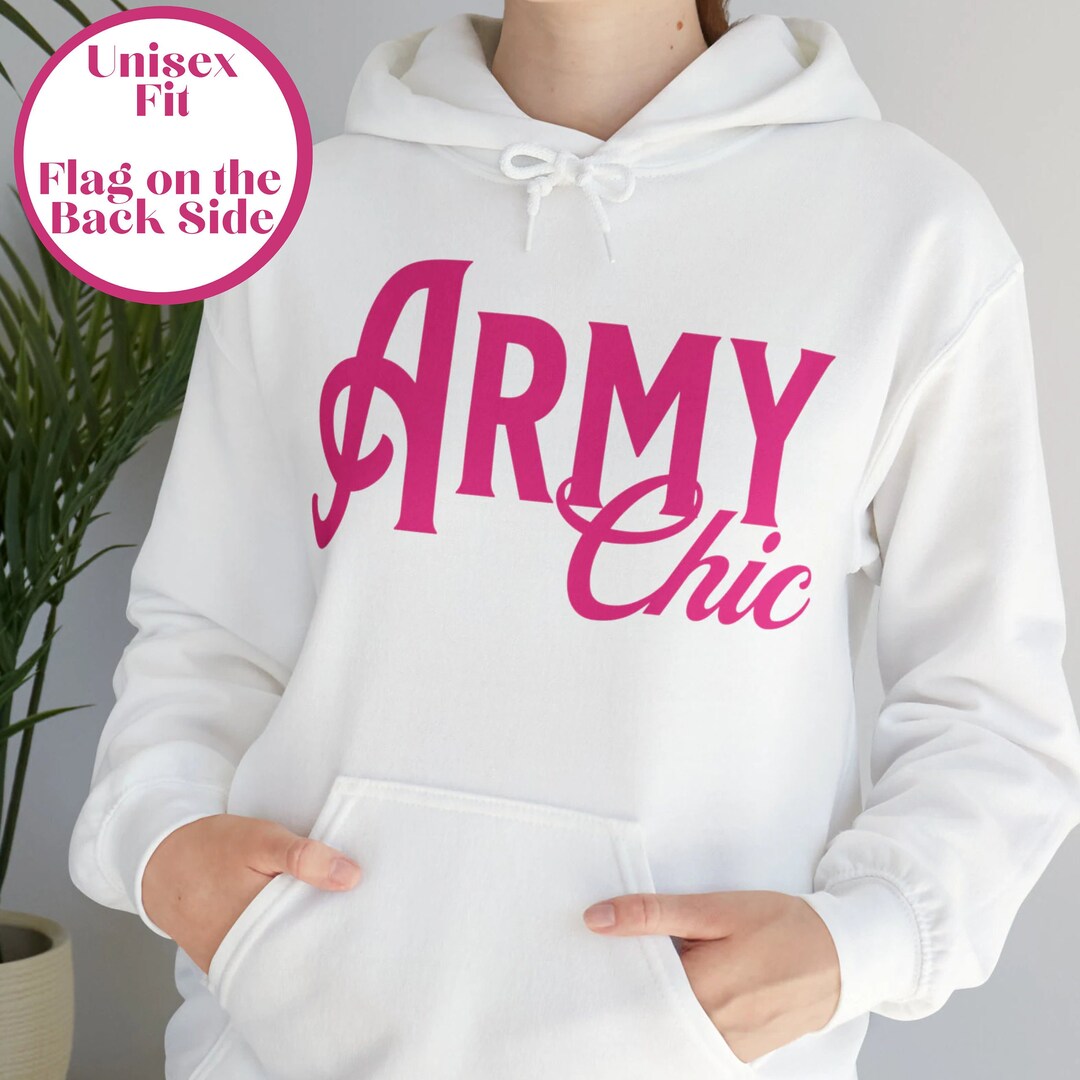 Army Chic Sweatshirt Female Army Veteran Shirt Woman Veteran Etsy