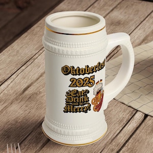 2025 Oktoberfest bierpul mok Duitse bierfestival mok Beierse brouwerij Bierpul Oktoberfest feestbeker bierliefhebber cadeau Oktoberfest souvenir