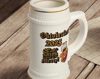 Jarra de cerveza Oktoberfest 2025, taza del festival de la cerveza alemana, jarra de cerveza bávara, taza para fiesta de Oktoberfest, regalo para amantes de la cerveza, recuerdo de Oktoberfest