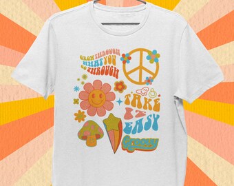 Stay Groovy Shirt, Stay Groovy Tshirt, Groovy Tee, Groovy Birthday Party Outfit, Stay Groovy Retro Tee, Hippie Shirt, Groovy Party