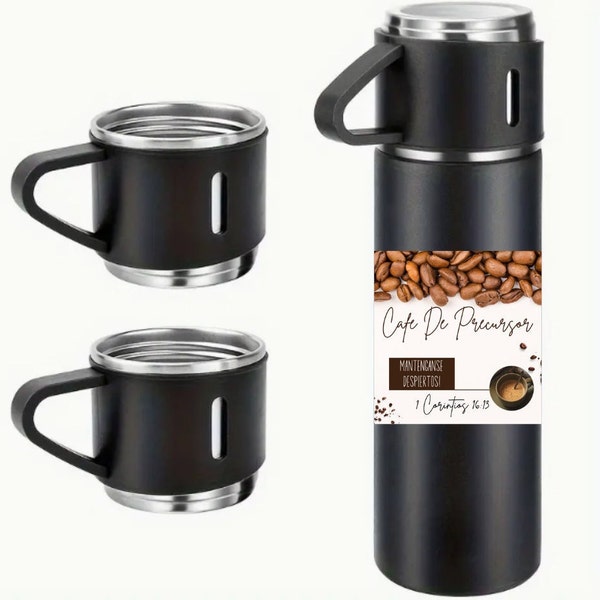 Regalos De Precursor| Pioneer Gifts| JW Gifts| Café De Precursor| Stainless Steel Thermal Bottle 3pcs/set| Best Life Ever| No Hay Vida Mejor