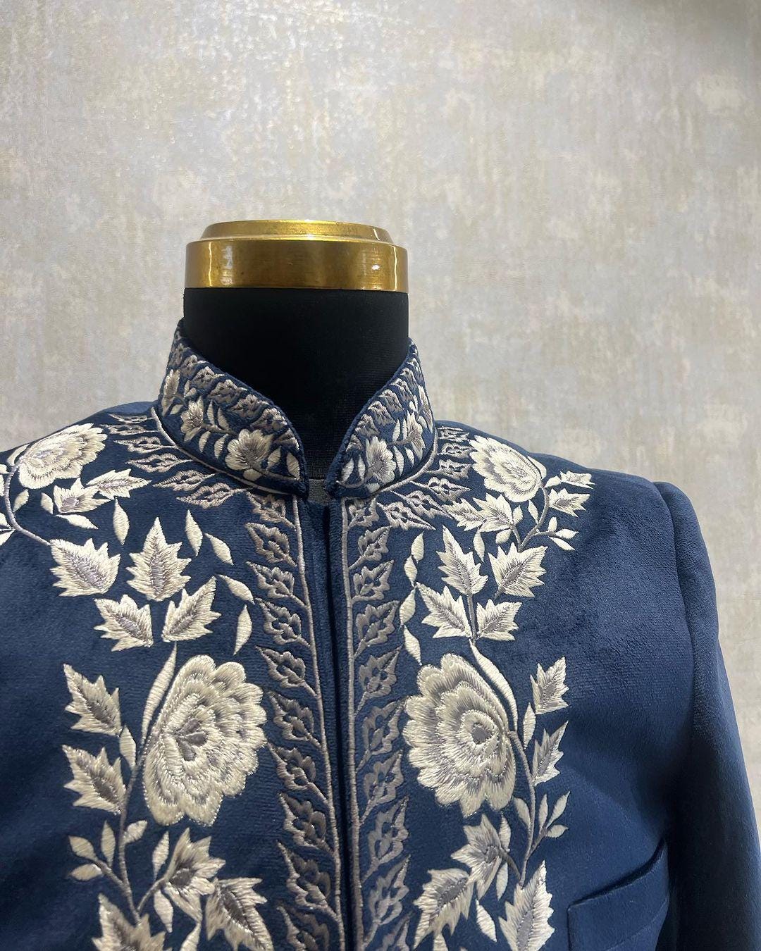 Blue velvet Pasni set