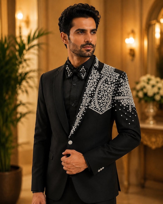 prom tux with black dress Best Matching Prom Dress and Tuxedo Ideas for Couples Twirl Prom