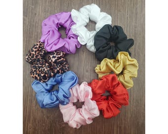 Handmade Satin Scrunchie | Hair Accessories | Hair Tie | Gift ideas for her