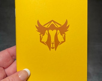 Paladin Mini Notebook with class symbol