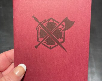Fighter Mini Notebook with class symbol