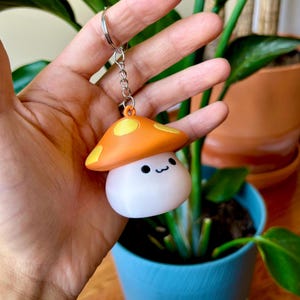 MapleStory Orange Mushroom Keychain || Christmas Ornament