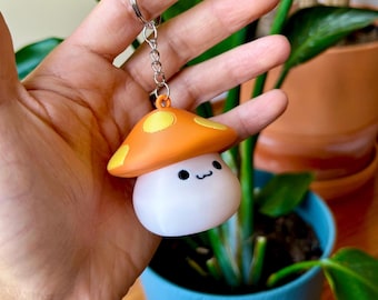 Llavero de hongo naranja de MapleStory // Adorno navideño