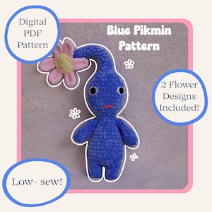Blue Pikmin Crochet Plush Pattern