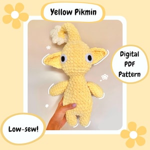 Yellow Pikmin Crochet Plush Pattern