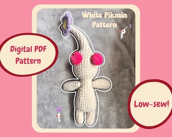 White Pikmin Crochet Plush Pattern