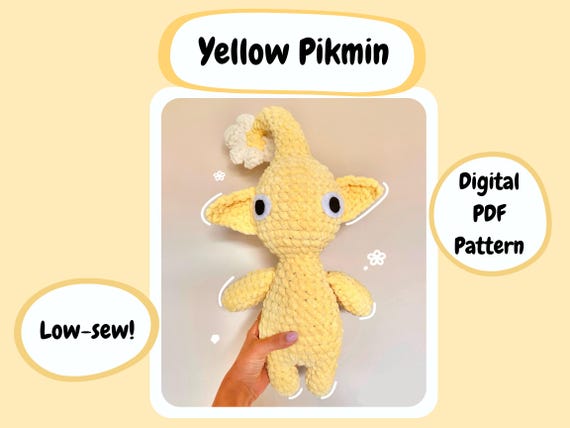 Yellow Pikmin Crochet Plush Pattern