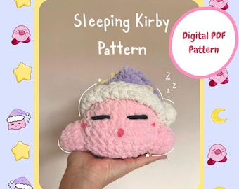 Schema all'uncinetto per Kirby addormentato