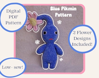 Blue Pikmin Crochet Plush Pattern