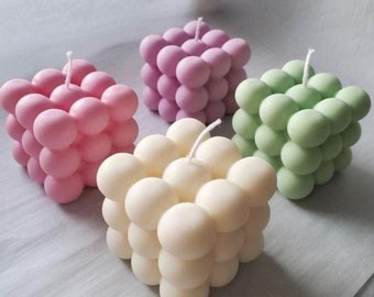 Scented Bubble Candles - Set of 4