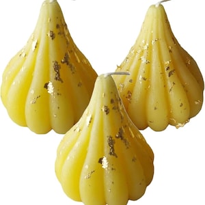 Modak Shape Candle for Ganesh Chaturthi Decoration, Home Decoration, Birthday, Wedding | Scented Premium Wax Candles  (Pack of 4)