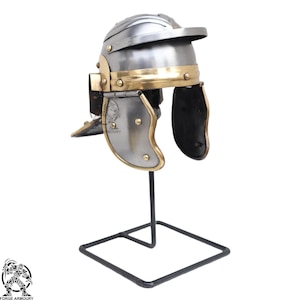 Mini Roman Helmet with stand  (FREE GIFT INSIDE) Forge Armoury (Medieval) (Gift for him/her)